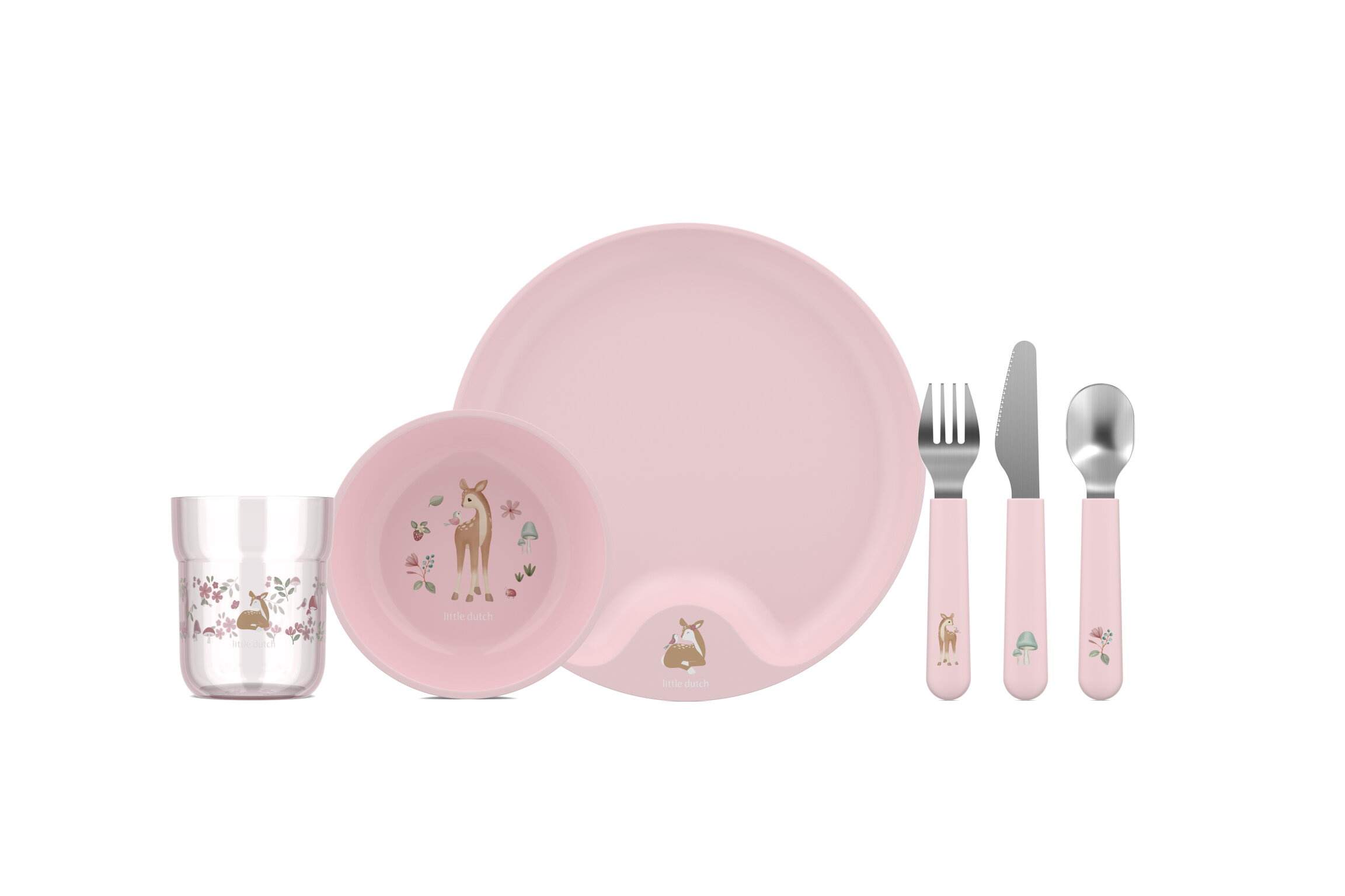 Eetset Mepal x Little Dutch Mio Fairy Garden 6-delig - Afbeelding 1