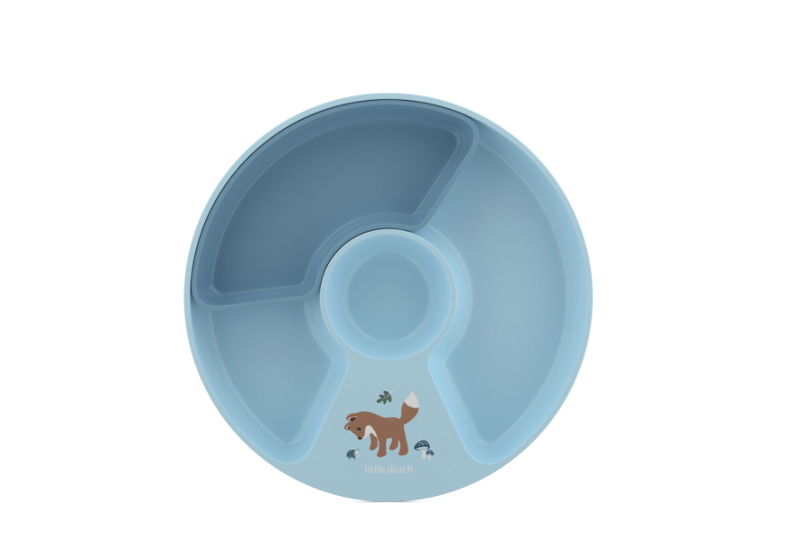 Bord Mepal x Little Dutch Vakjes Mio Forest Friends Bord Mepal x Little Dutch Vakjes Mio Forest Friends - Afbeelding 1