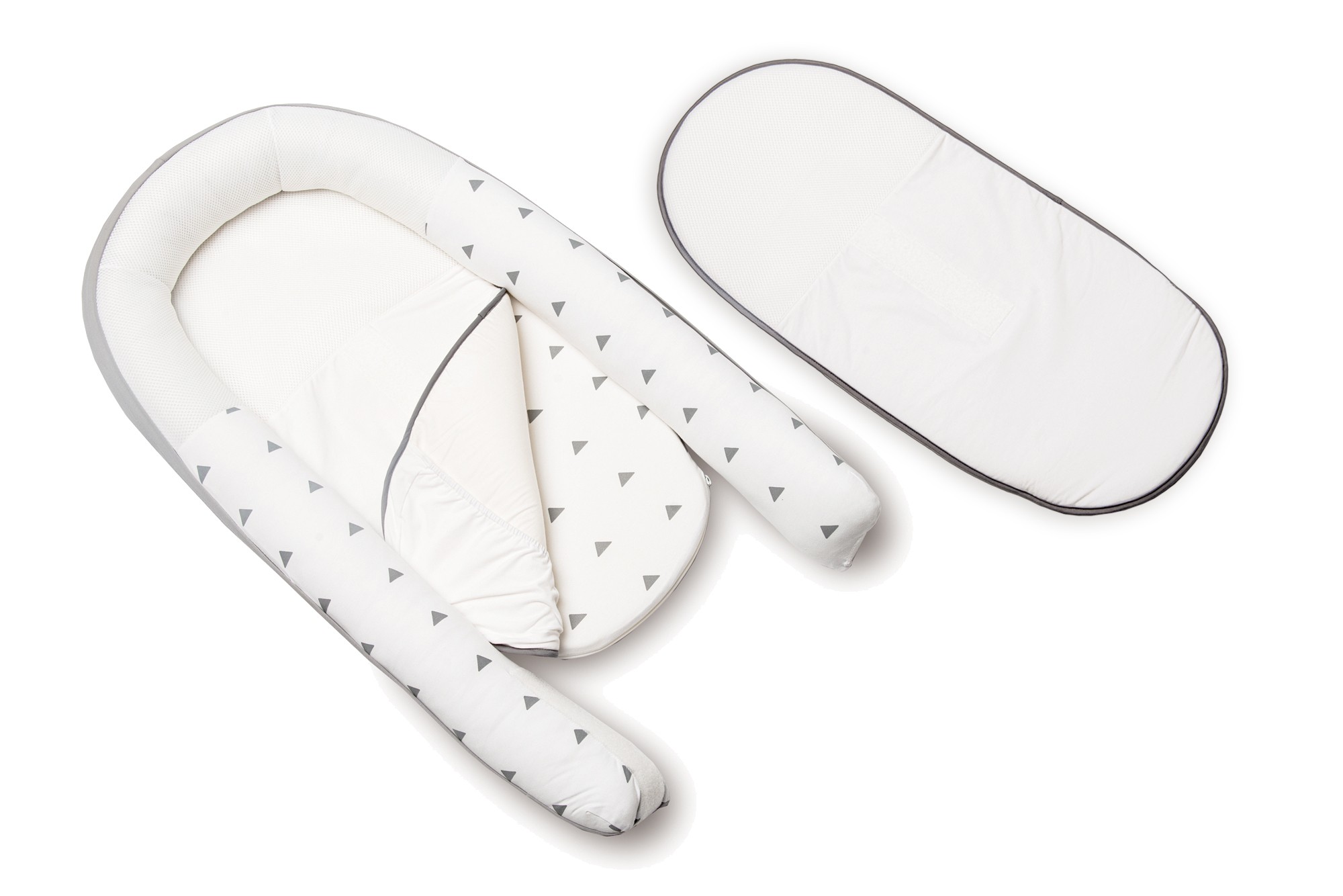 Inleg Babynest Doomoo Cocoon Pad White Inleg Babynest Doomoo Cocoon Pad White - Afbeelding 1