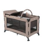 Campingbed Titanium Baby Solid Emma Lush Taupe