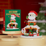 SnowieBlocks– schattig&leuk– Kerst Bouwblokjes Grote Kerstman | Educatief Speelgoed