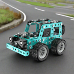 MetalBuild– Stoer&Educatief– Constructie Voertuig Set Offroad-model 190 stuks | Educatief Speelgoed