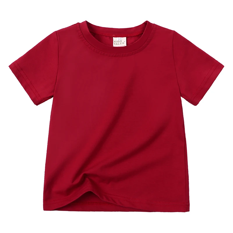 9_a4c0a5d8-0bbb-4bc9-8660-7adea4ad1de7 ComfyWear– Praktisch&Casual– Korte Mouwen T-Shirt Rood / 90 (12–24 maanden) | Educatief Speelgoed - Afbeelding 1