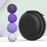 CalmSphere– Zacht&Focused– Magnetisch Stressspeelgoed Paars / S (Ø 2.2cm) / 4 | Educatief Speelgoed