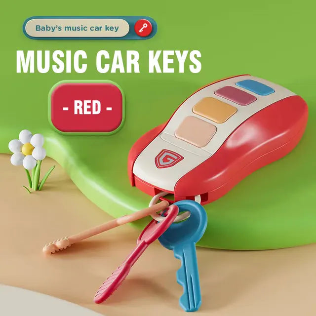 Baby-Toy-Musical-Car-Key-Children-s-Simulation-Lock-Educational-Toy-with-Light-Sound-Smart-Remote.jpg_640x640_d082f9ee-7eae-4f05-b951-309031fa3e89 Music Car Key™ - Melodieuze Rit - Muziekspeelgoed Rood | Educatief Speelgoed - Afbeelding 1
