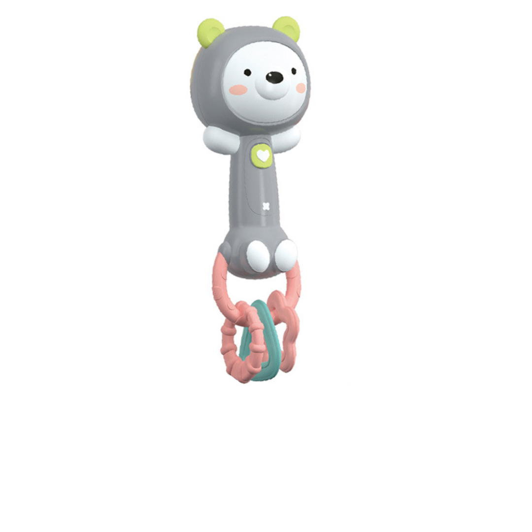 Bear TinyZintuig– Veilig&Leerzaam– Baby Rammelaar voor Zintuiglijke Ontwikkeling Beer | Educatief Speelgoed - Afbeelding 1