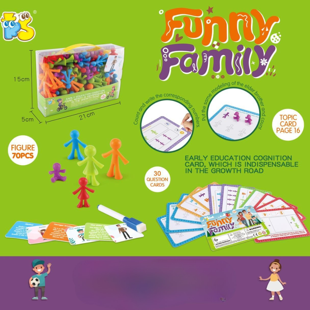 BearSet_People Rainbow Teddy Bears Toys™ - Educatief&Creatief - Regenboog Telberen Beren Set (Mensen) | Educatief Speelgoed - Afbeelding 1