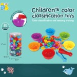 Rainbow Teddy Bears Toys™ - Educatief&Creatief - Regenboog Telberen Beren (Zeedier) | Educatief Speelgoed