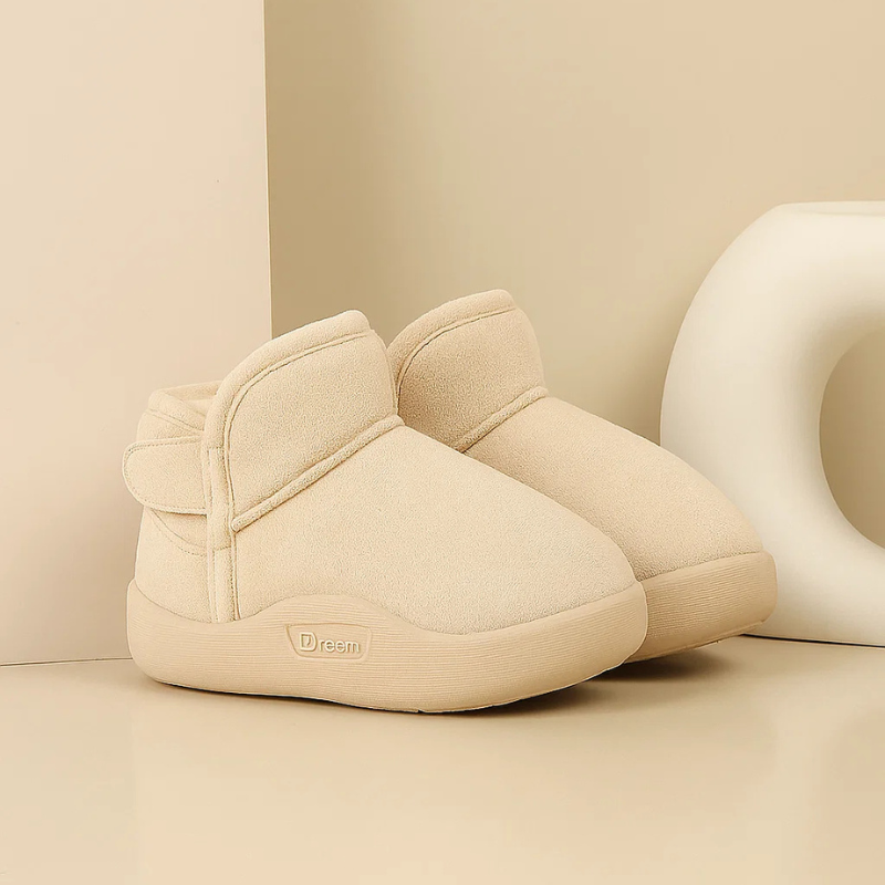 Beige Mini Fashion™ - Super warm - Kinder Winter Boots Beige / 24 (4-5 jaar) | Educatief Speelgoed - Afbeelding 1