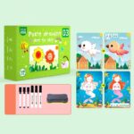 Line Book™ | De eerste kennismaking met schrijven - Schrijfboek Point drawing (niveau 3) 5+ jaar | Educatief Speelgoed