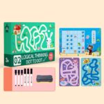 Line Book™ | De eerste kennismaking met schrijven - Schrijfboek Logical thinking (niveau 2) 4-5 jaar | Educatief Speelgoed