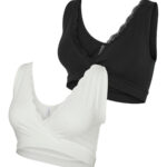 Voedingsbh Mamalicious Kant Zwart/Wit 2 st.