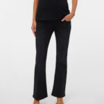 Flared Jeans Mamalicious Washed Black