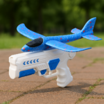Foam Plane Launcher™ – Vlieg'm Weg– Vliegtuigschieter Wit | Educatief Speelgoed