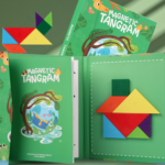 Woods™ - Stimuleer Logisch denken - Houten Tangram Puzzel Groen | Educatief Speelgoed