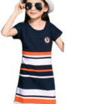 Mini Fashion™ - Leuk Voor Het Gezin - Gestreepte Familie Set Meiden / Kinderen 100 - (3-4 jaar) | Educatief Speelgoed