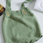 Mini Fashion™ - Schattige Gebreide Babyromper Groene romper / 80 (12 maanden) | Educatief Speelgoed