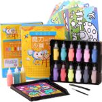 DIY Painting™ - Creatief met zand - Zandschilder set Set van 6 kleuren + 6 GRATIS | Educatief Speelgoed