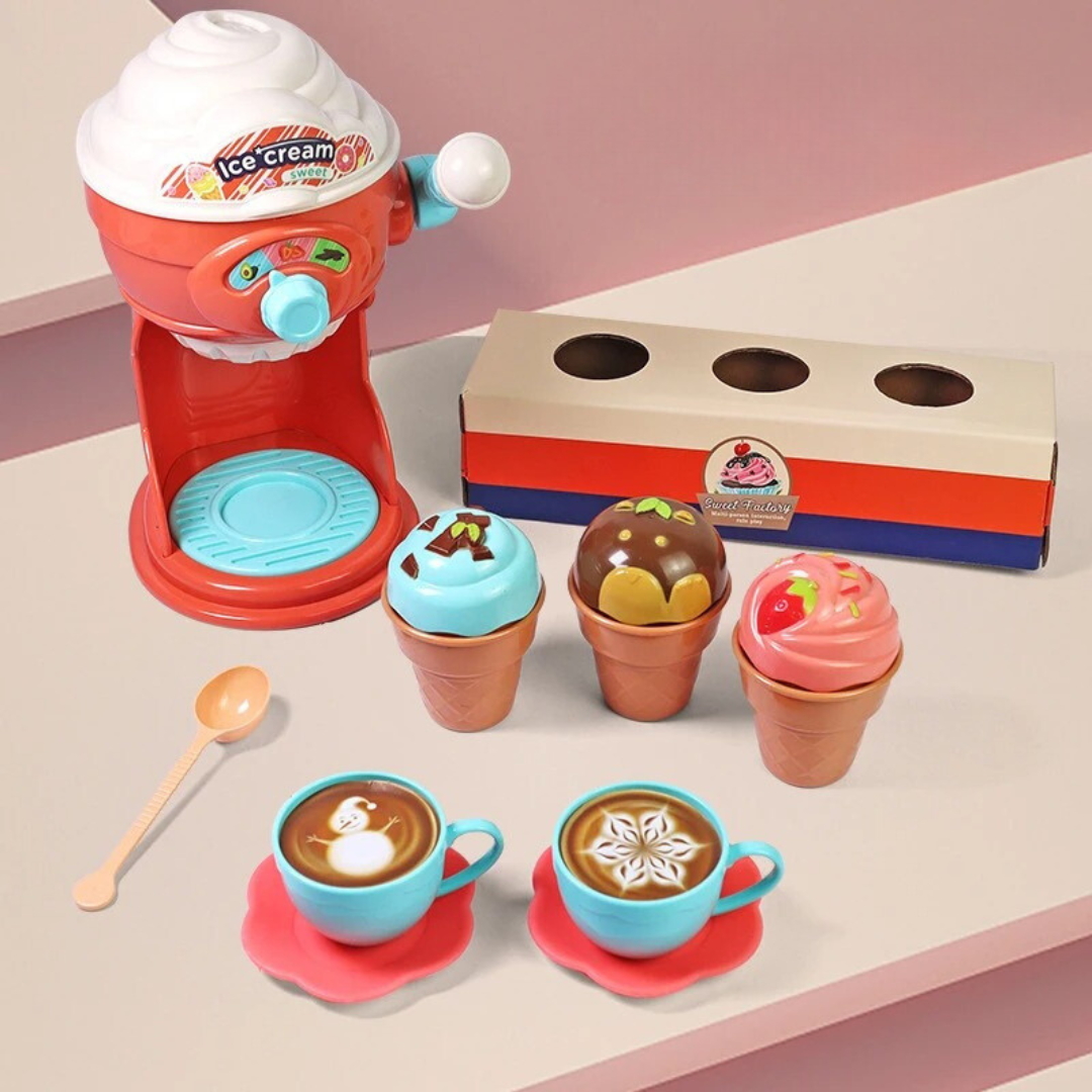 Ice_Cream_Maker_Set_-_Kleine_Ijsmeesters_-_Ijsmachine_Speelgoedset_-_15pcs Ice Cream Maker Set™ - Kleine Ijsmeesters - Ijsmachine Speelgoedset 15 stuks | Educatief Speelgoed - Afbeelding 1