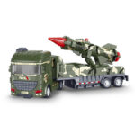 BattleTruck– Militair&Interactief– Leger Truck Speelgoed Langeafstandsraket | Educatief Speelgoed