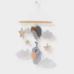 LittleNest– Natuurlijke Rust – Houten Babymobiel Ruimte | Educatief Speelgoed