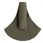 Baby Carry Sling™ - Verstelbare draagzak - Heupdrager Groen Rib | Educatief Speelgoed