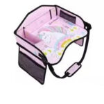 Portable Child Car Seat Table™ - Veilig&Comfortabel - Draagbare Kinder Autostoel Tafel Roze | Educatief Speelgoed