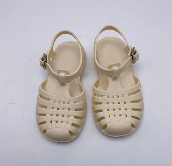 QQ_1741404823505 Mini Fashion™ - Sandalen (Zwemschoenen) Beige-wit / 27 (3-4 jaar) | Educatief Speelgoed - Afbeelding 1