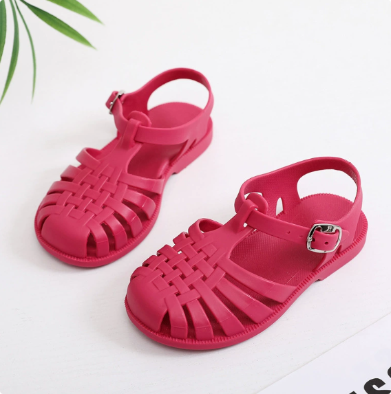 QQ_1741404831794 Mini Fashion™ - Sandalen (Zwemschoenen) Roze-rood / 26 (2-3 jaar) | Educatief Speelgoed - Afbeelding 1