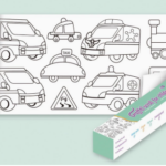 ColoringPaper™ - Laat de creativiteit in je kleine los! - XXL Kleurplaat Voertuigen | Educatief Speelgoed