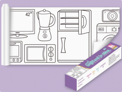 QQ_1742908724580 ColoringPaper™ - Laat de creativiteit in je kleine los! - XXL Kleurplaat Huishouden | Educatief Speelgoed - Afbeelding 1