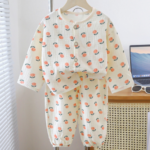 Mini Fashion™ - Luchtig Materiaal - Linnen Kleding Set Tulp / 120 (4-5 jaar) | Educatief Speelgoed