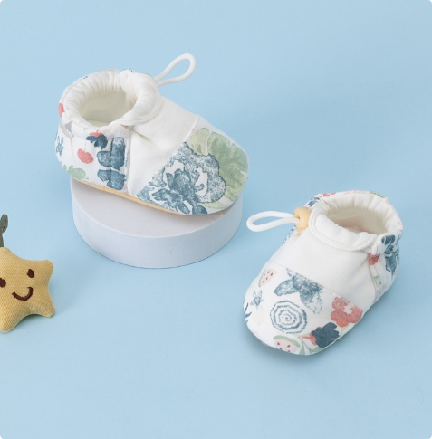 QQ_1745318600466 Mini Fashion™ - Comfortabel&Zacht - Baby Schoentjes Inkbloem / 10 (0-6 maanden) | Educatief Speelgoed - Afbeelding 1