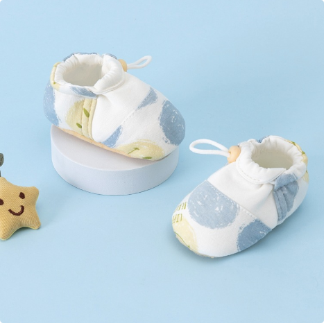 QQ_1745318626805 Mini Fashion™ - Comfortabel&Zacht - Baby Schoentjes Blauw lachend gezicht / 12 (6-12 maanden) | Educatief Speelgoed - Afbeelding 1