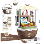 Candy Cart™ - Zoete pret op wielen - IJswagen Bruin (excl. trolley) | Educatief Speelgoed