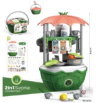 Candy Cart™ - Zoete pret op wielen - IJswagen Perzik/Groen (excl. trolley) | Educatief Speelgoed