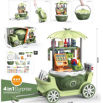 Candy Cart™ - Zoete pret op wielen - IJswagen Groen (incl. trolley) | Educatief Speelgoed
