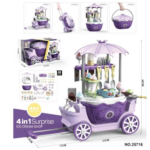 Candy Cart™ - Zoete pret op wielen - IJswagen Paars (incl. trolley) | Educatief Speelgoed