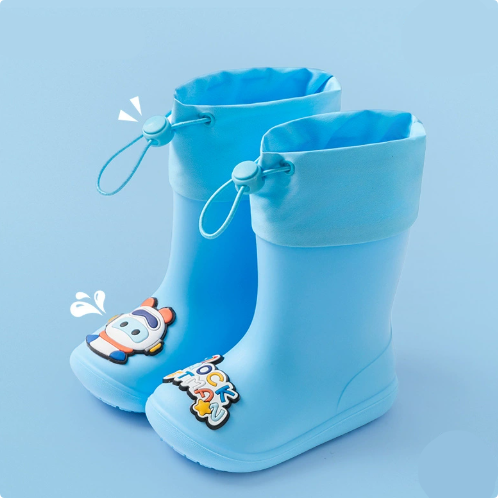 QQ_1756539320048 Mini Fashion™ - Waterdicht voor kinderen - Regenlaarzen Blauwe Rocketman / 27.5 (5-6 jaar) | Educatief Speelgoed - Afbeelding 1