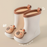 Mini Fashion™ - Waterdicht voor kinderen - Regenlaarzen Witte Beer / 26.5 (4-5 jaar) | Educatief Speelgoed