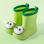 Mini Fashion™ - Waterdicht voor kinderen - Regenlaarzen Groene Panda / 28.5 (6-7 jaar) | Educatief Speelgoed