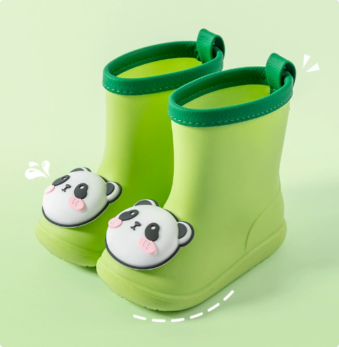 QQ_1756539335894 Mini Fashion™ - Waterdicht voor kinderen - Regenlaarzen Groene Panda / 24.5 (2-3 jaar) | Educatief Speelgoed - Afbeelding 1