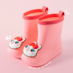 Mini Fashion™ - Waterdicht voor kinderen - Regenlaarzen Roze Konijntjes / 25.5 (3-4 jaar) | Educatief Speelgoed