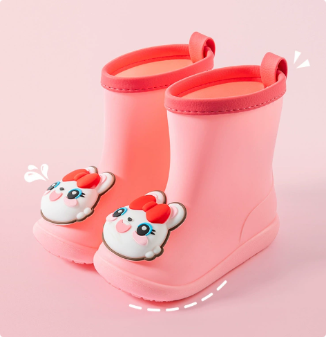 QQ_1756539345273 Mini Fashion™ - Waterdicht voor kinderen - Regenlaarzen Roze Konijntjes / 25.5 (3-4 jaar) | Educatief Speelgoed - Afbeelding 1