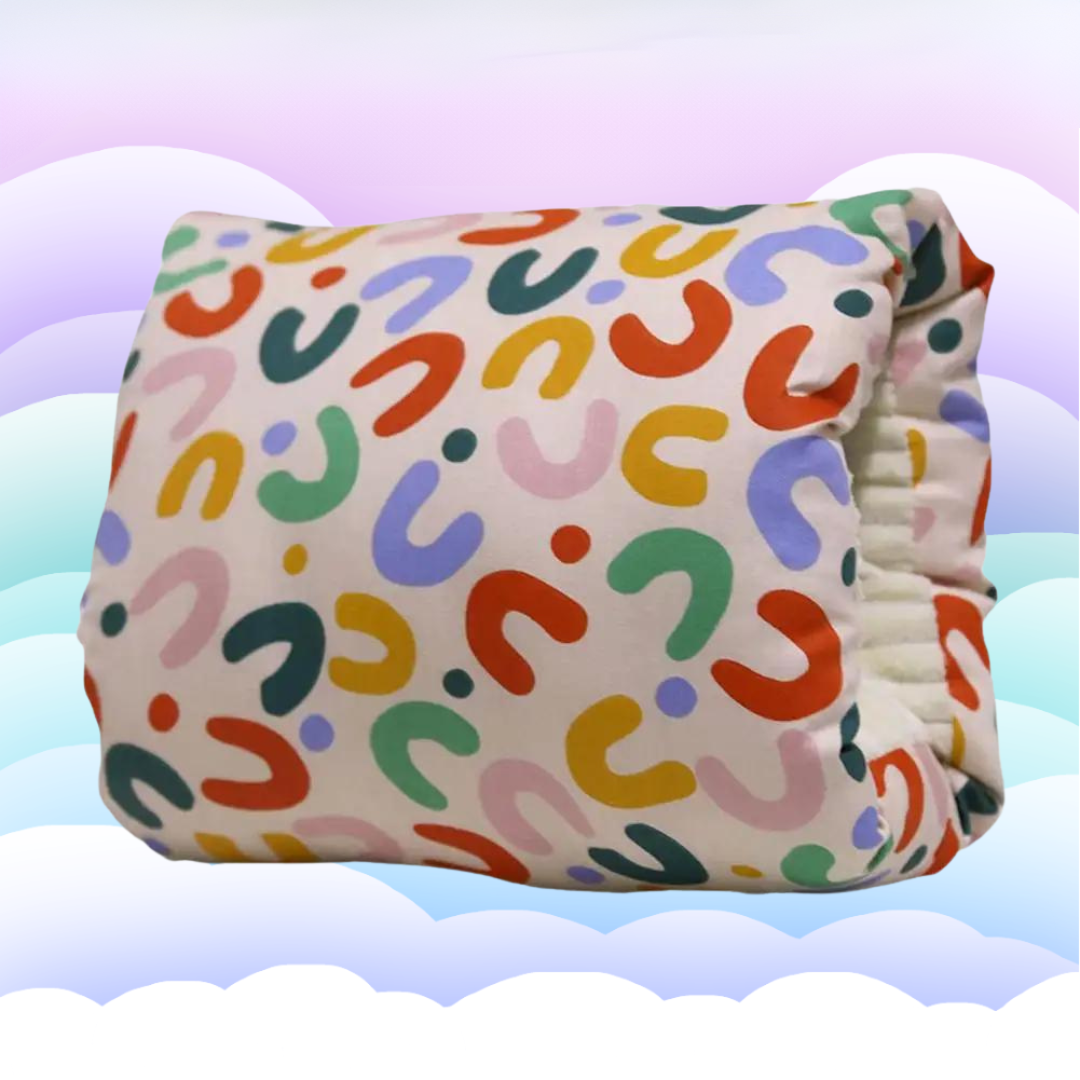 Rainbow MamáEase – Ergonomisch&Zacht– Voedingskussen voor Baby Regenboog | Educatief Speelgoed - Afbeelding 1