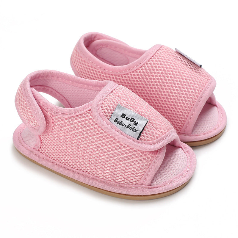 S110d9afe7e534a2db38f53c9fda6c851P LittleSteps– Comfort&Veiligheid– Ademend Baby Sandalen Lichtroze / 18 (9–12 maanden / 13 cm) | Educatief Speelgoed - Afbeelding 1