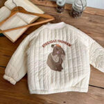 WildCharm– Warm&Uniek– Gewatteerde Kinderjas Wit / 100 (3 jaar) | Educatief Speelgoed