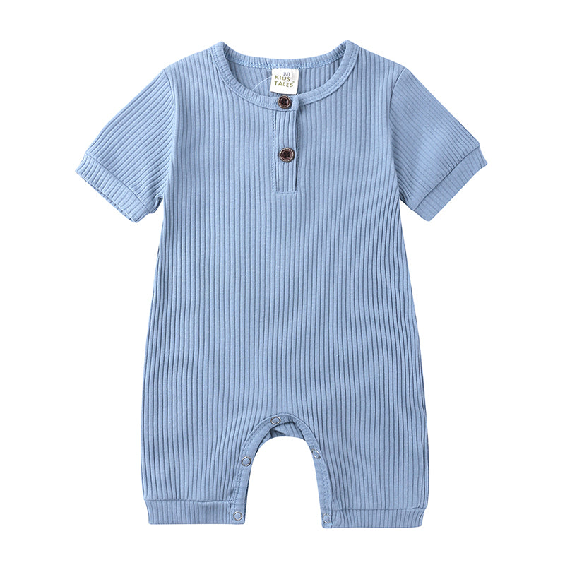 S17110340cb35474ebd28106d4d09c564S Mini Fashion™ - Luchtig&Ademend - Baby Romper Blauw / 60 (0-3 maanden) | Educatief Speelgoed - Afbeelding 1