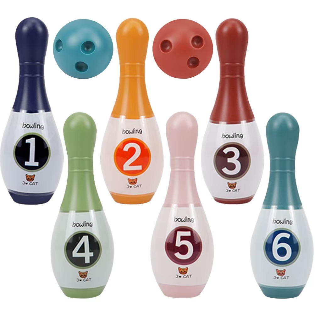 S1b619e08b06a4416a5327c0be45ebee6e Mini Bowling Kit™ - Cijfers&Fun - Bowling Set | Educatief Speelgoed - Afbeelding 1