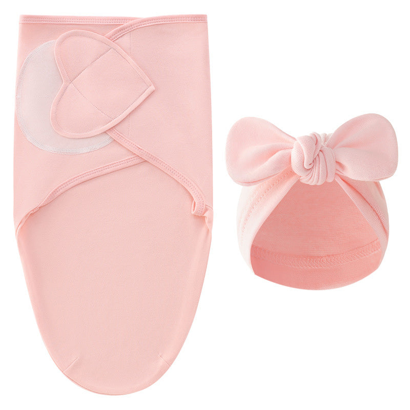 S1d08a4af47984124bb7d50ac6dfcd03aC_5b3e44f9-553a-4b2d-9c78-281fa79f0a2f DreamNest– Rust&Comfort– Luxe Inbakerdoek met Mutsje Roze | Educatief Speelgoed - Afbeelding 1